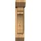 Ekena Millwork Olympic Slat Smooth Bracket w/ Offset Brace, Western Red Cedar, 5 1/2"W x 16"D x 24"H BKT0604X16X24OLY06SWR - alternate 3